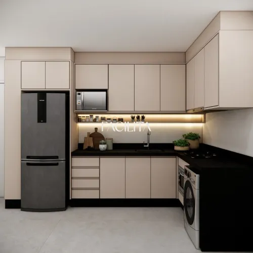 Apartamento com 2 quartos no bairro Ipiranga, São José