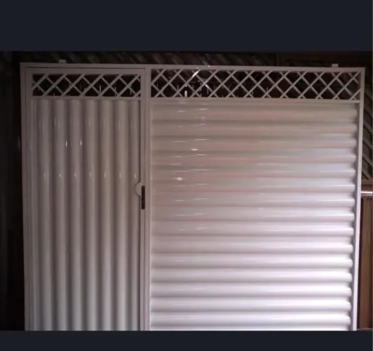 Portão de garagem - Metalon galvanizado 