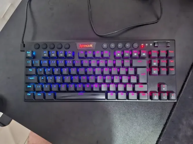 Teclado Mecânico Gamer Redragon Horus, RGB (USADO)