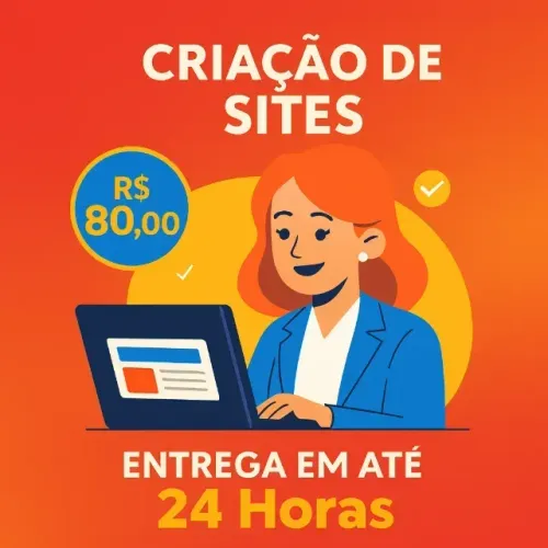 Criação de Sites Profissionais - R$80