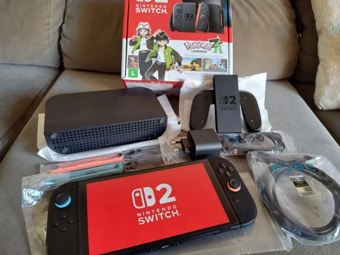 NINTENDO SWITCH 2 COMPLETO IMPECÁVEL 