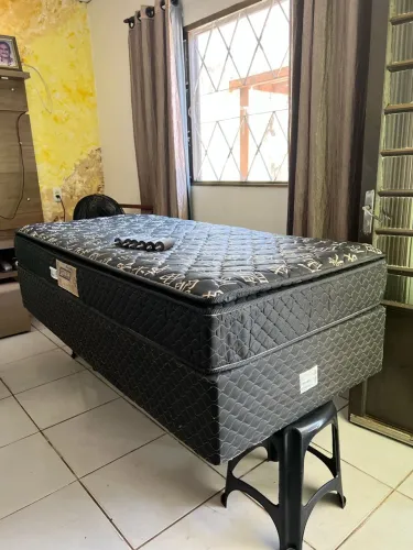 Cama box solteirão completa