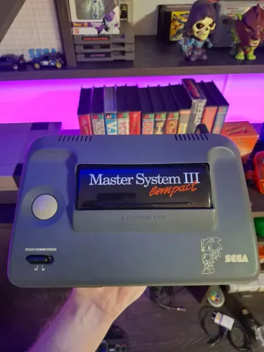 Master system 3 sonic memória e cartucho mk2