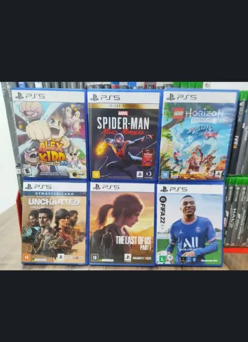 Super lote de jogos Playstation 5