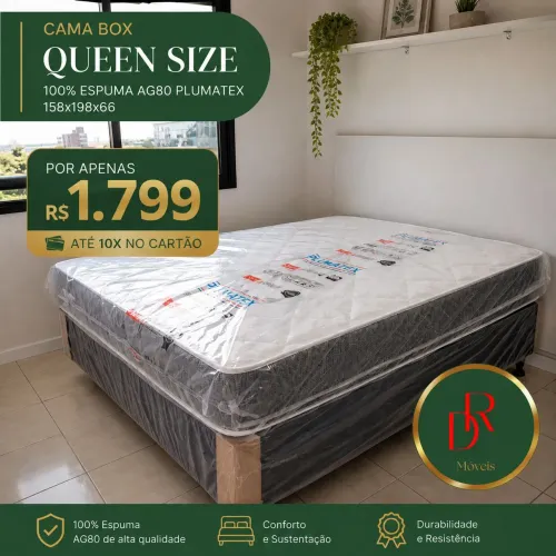 Cama Box Queen Size Super Falcon Plumatex - Novo e embalado!!