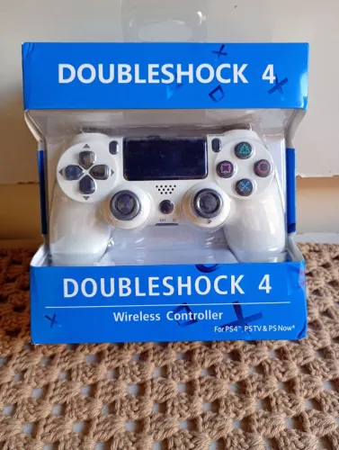 Controle ps4 bluetooth branco