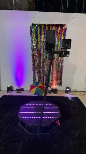 Plataforma 360 com led