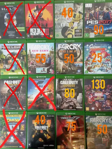 Jogos xbox one