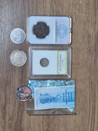 Lote de moedas