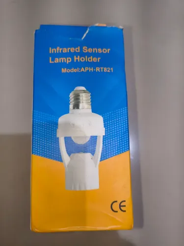 Infrared sensor lâmpada holder