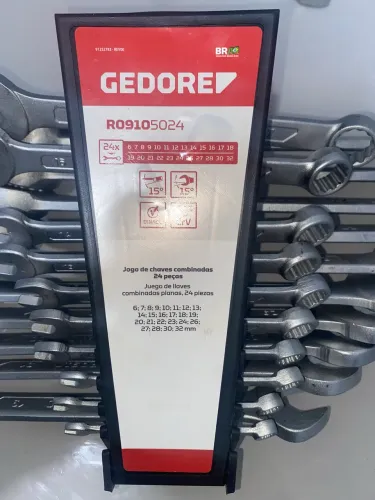 Jogo chave combinada gedore 24 peças