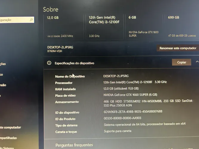 Pc Gamer! Roda tudo em 1080p(troco por notebook com placa de vídeo)