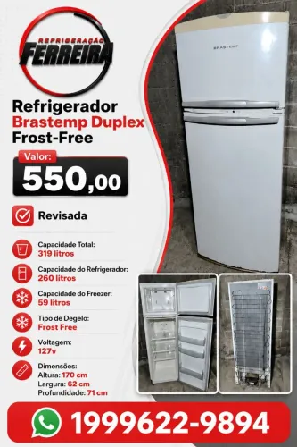 Refrigerador Brastemp Duplex Frost-Free