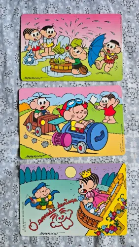 Cartões postais do Chocolate Turma da Mônica (1993-1995) variados