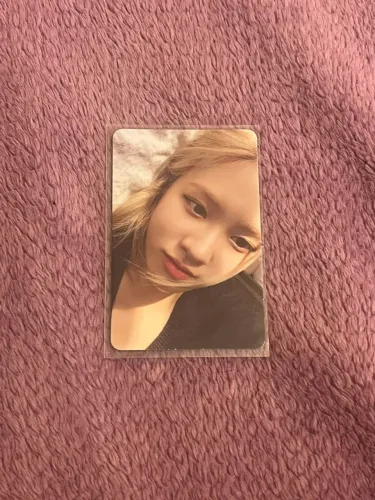Photocard original da Rosé do Blackpink da era Born Pink