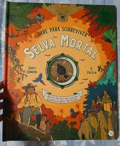 Livro jogo - Selva Mortal - Gire para sobreviver