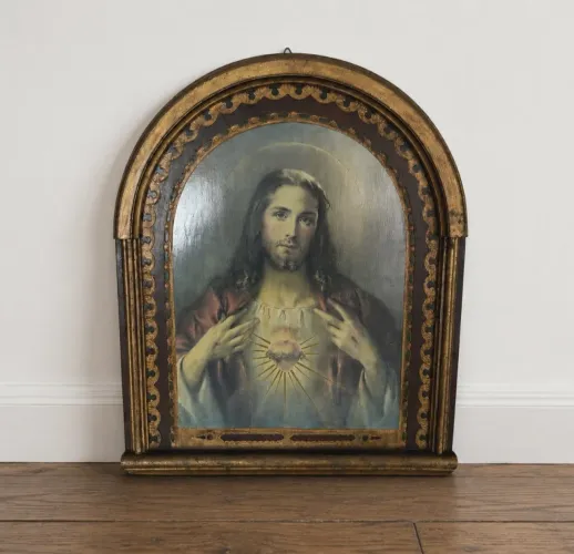 Quadro Sagrado Coração de Jesus 55 cm | Arte Sacra | Jesus Cristo