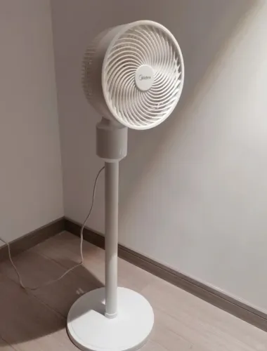 Doação de ventilador funcionando
