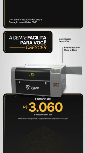Máquina Laser CO2 corte e gravação