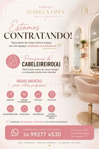Vaga em salão, em Corrêas