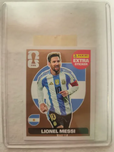 Figurinha Messi bronze