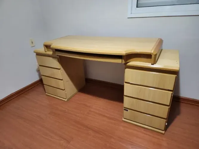 Escrivaninha mesa de trabalho escritório de qualidade madeira pesada 