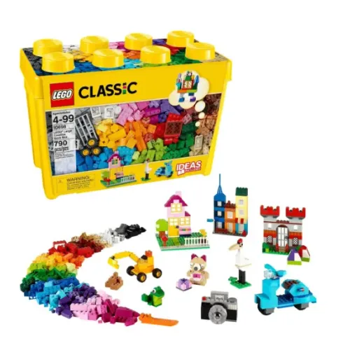Caixa de Lego Grande - 790 peças