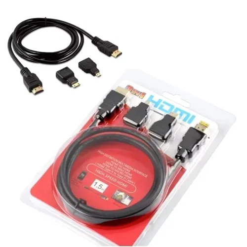 Cabo HDMI 3 em 1