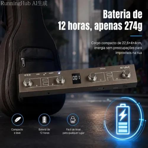 Pedal M-Vave Chocolate + Midi (LACRADO