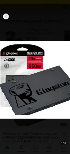 SSD Sata Kingston .
