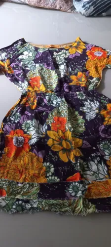 Vestido estampado da marca acquar wear tamanho M