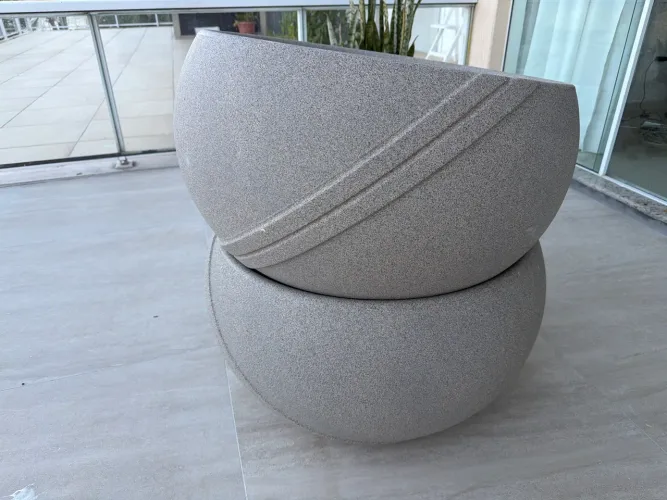 Vendo Vaso Floreira Etnia Granito . Vaso grande