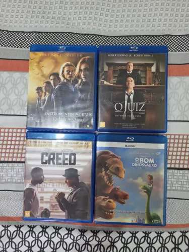 Lote de 4 filmes blurays usados