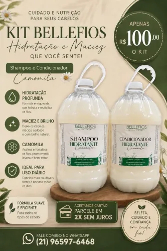 Shampoo e condicionador 5 litros 