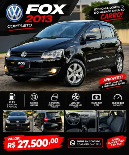 Volkswagen Fox 1.0 MI Total Flex 8V 5P 2013