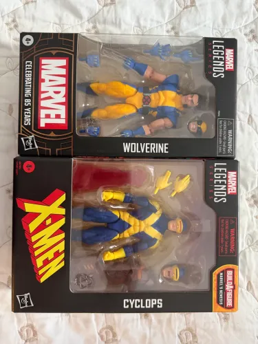 Lote X-men Hasbro Cyclops e Wolverine