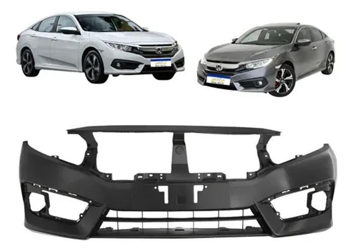 Parachoque Dianteiro Honda Civic G10 2017 2018 2019 Preto