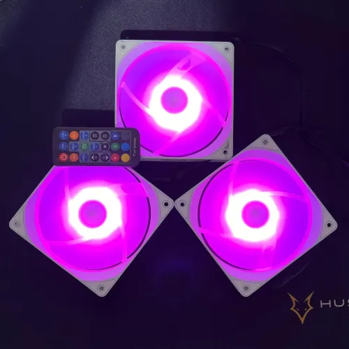 Kit 3 Fans RGB Rise Mode + Controladora (NOVO)