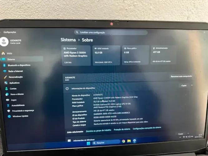 Notebook Gamer