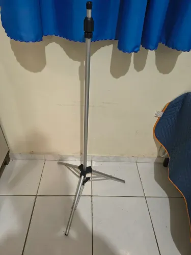 Tripé de alumínio para banner, equipamentos fotográficos