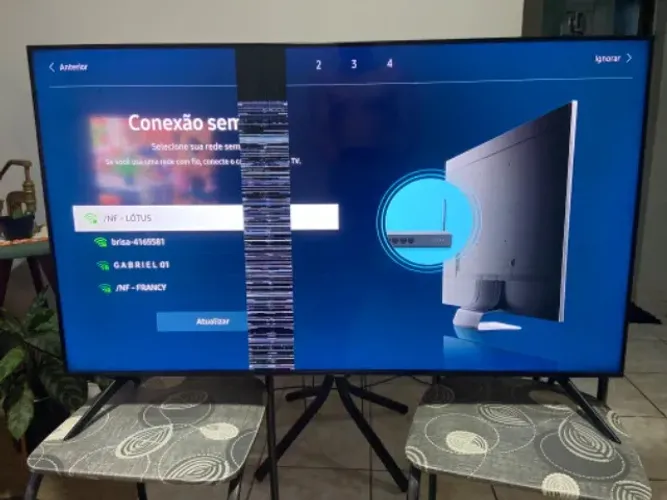 2 TVs Samsung 50 TU7000 com defeito - R$450