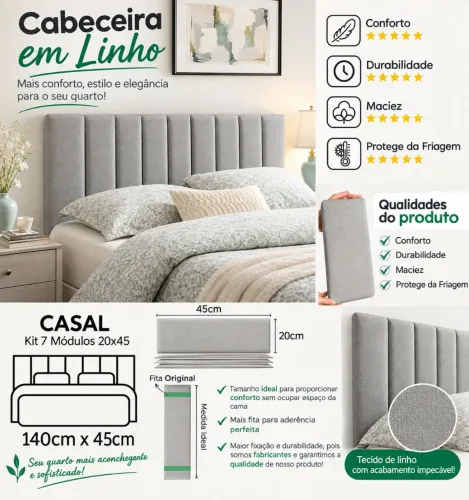 Cabeceira de linho