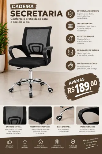 Cadeira secretária