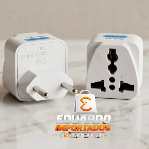 Adaptador de Tomada Universal 10A Multipadrão (Unidade)