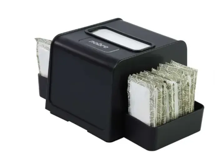 DISPENSER P/ GUARDANAPO INTERFOLHADO (C/ PORTA SACHE) PRETO - NOBRE
