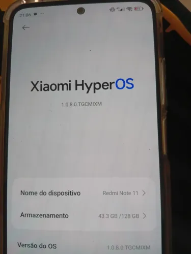 Redmi Note 11- 128GB RAM 6,0+2,0 GB