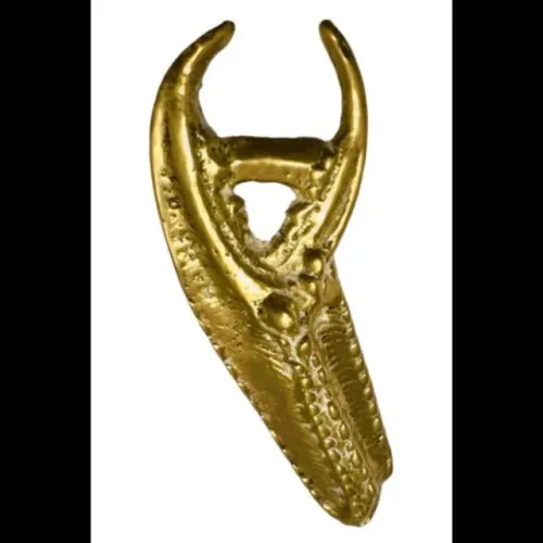 Abridor Garrafas bronze ricamente trabalhado no formato de Pata de Caranguejo*