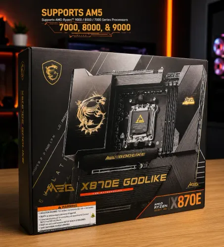 Placa Mãe MSI Meg X870E Godlike AMD Soquete AM5