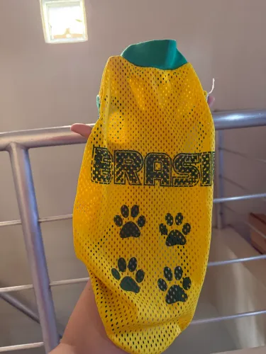 Roupa Brasil para cão 