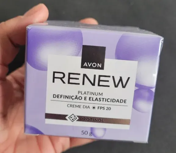 Creme Avon Renew Platinum Dia lacrado